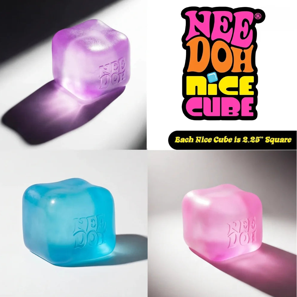 Squishy Nee Doh cube gel violet sensoriel