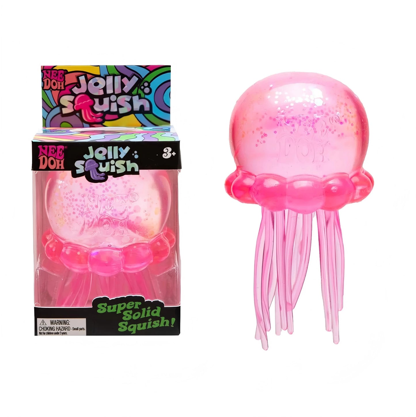 Squishy Nee Doh méduse gel rose ergothérapie TSA
