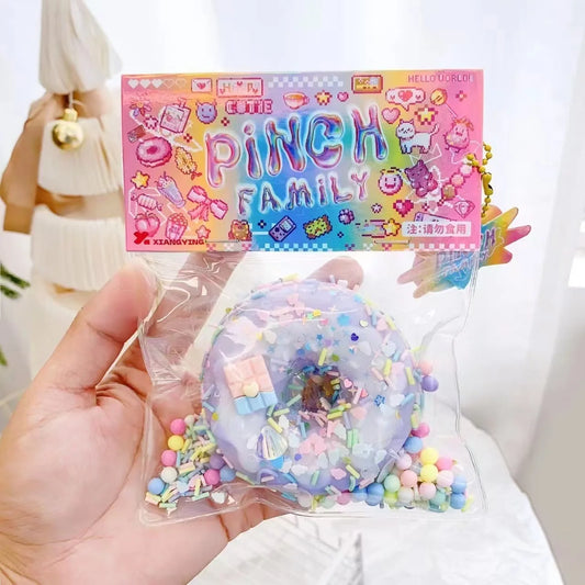 Squishy donut géant rebond lent gourmand