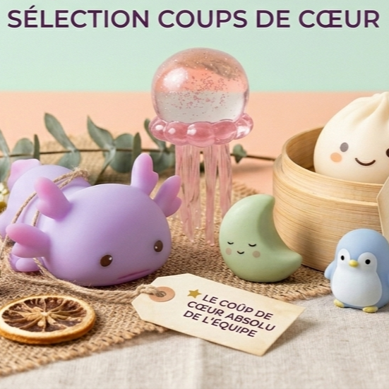 Nos squishy chouchous du moment, sélection anti-stress coups de cœur - SQUISHY&CO
