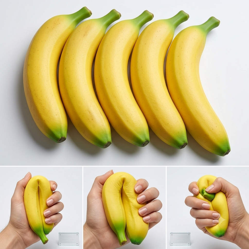 Squishy Banane Jumbo Anti-Stress Retour Lent