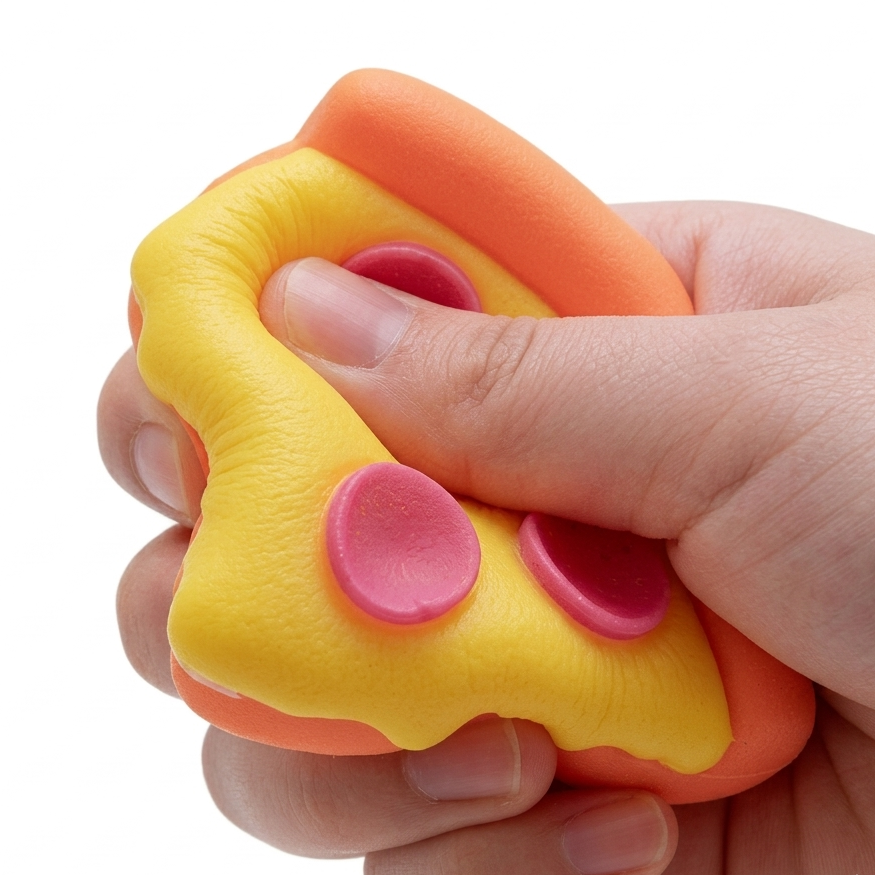Squishy pizza Nee Doh, fidget sensoriel à pâte douce à presser
