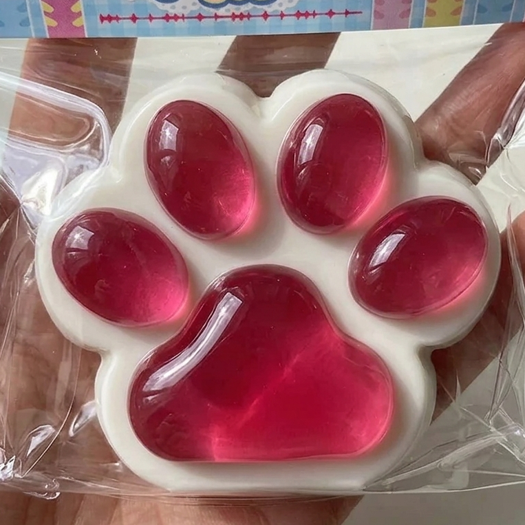 Squishy Patte de Chat Anti-Stress Jelly