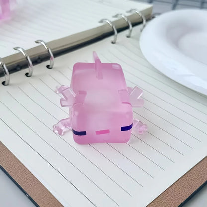Squishy axolotl étirable coloris vert