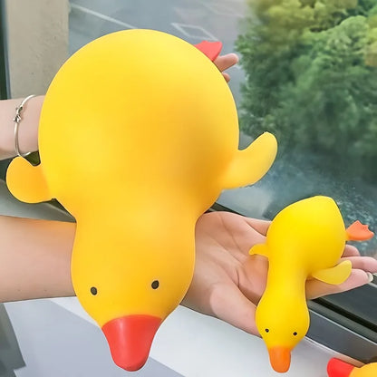 Squishy canard kawaii coloris rose anti-stress