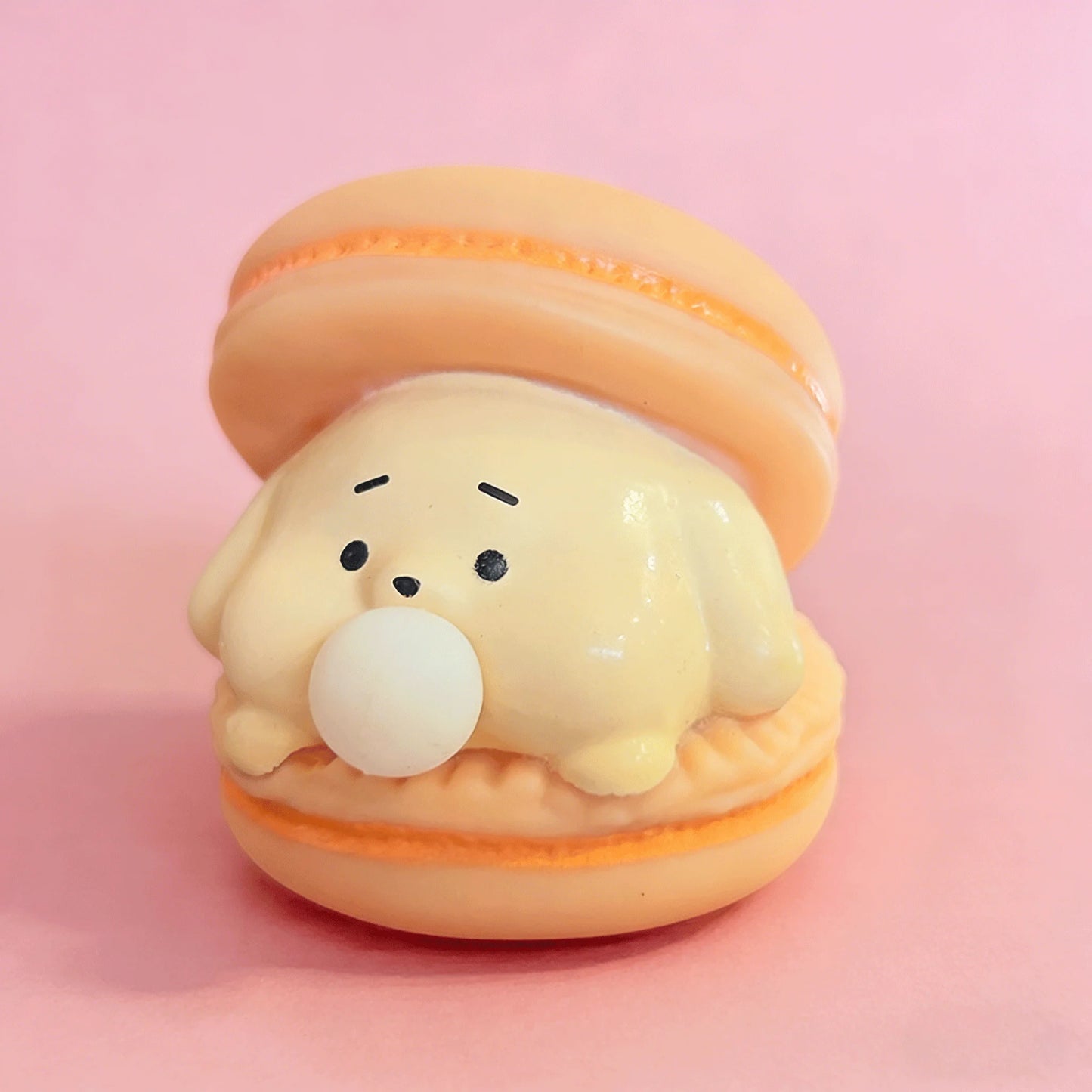 Squishy grenouille burger format compact dans la main
