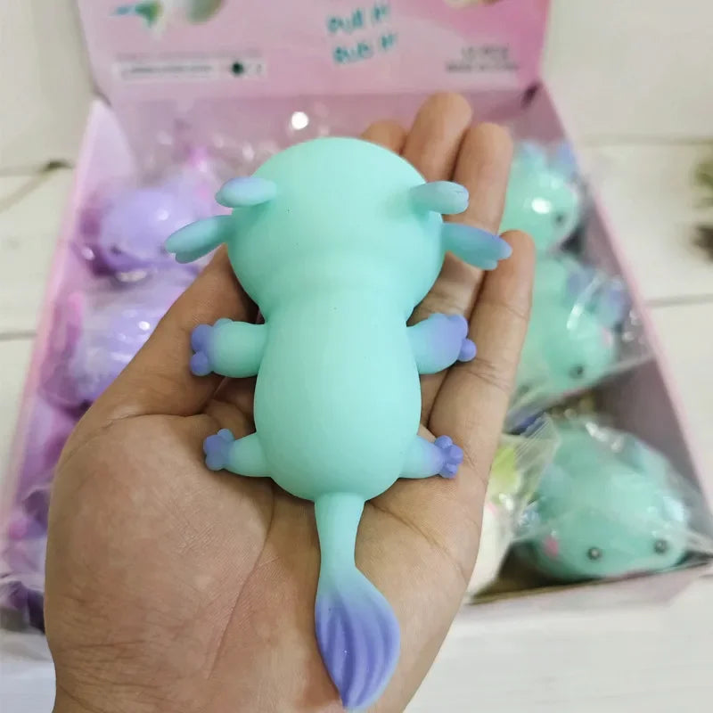 Squishy axolotl kawaii collection coloris assortis