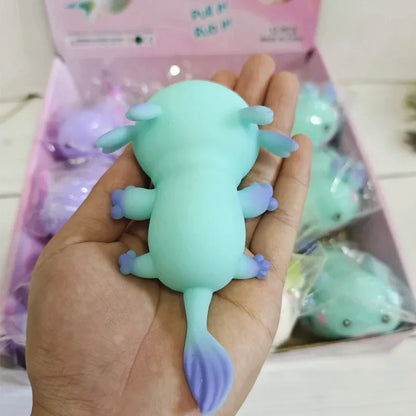 Squishy axolotl kawaii collection coloris assortis