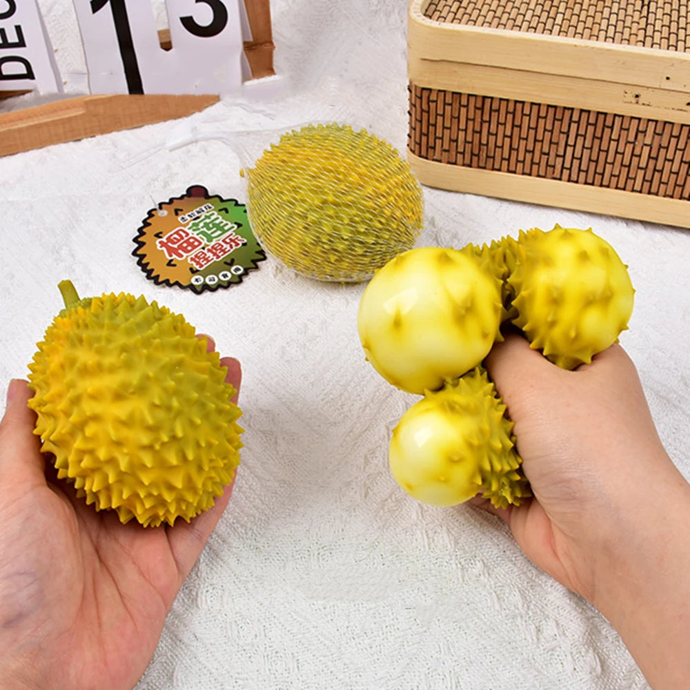 Squishy fruit kawaii pêche rose anti-stress