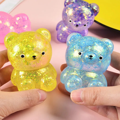 Squishy Ours Gummy Anti-Stress Pailleté