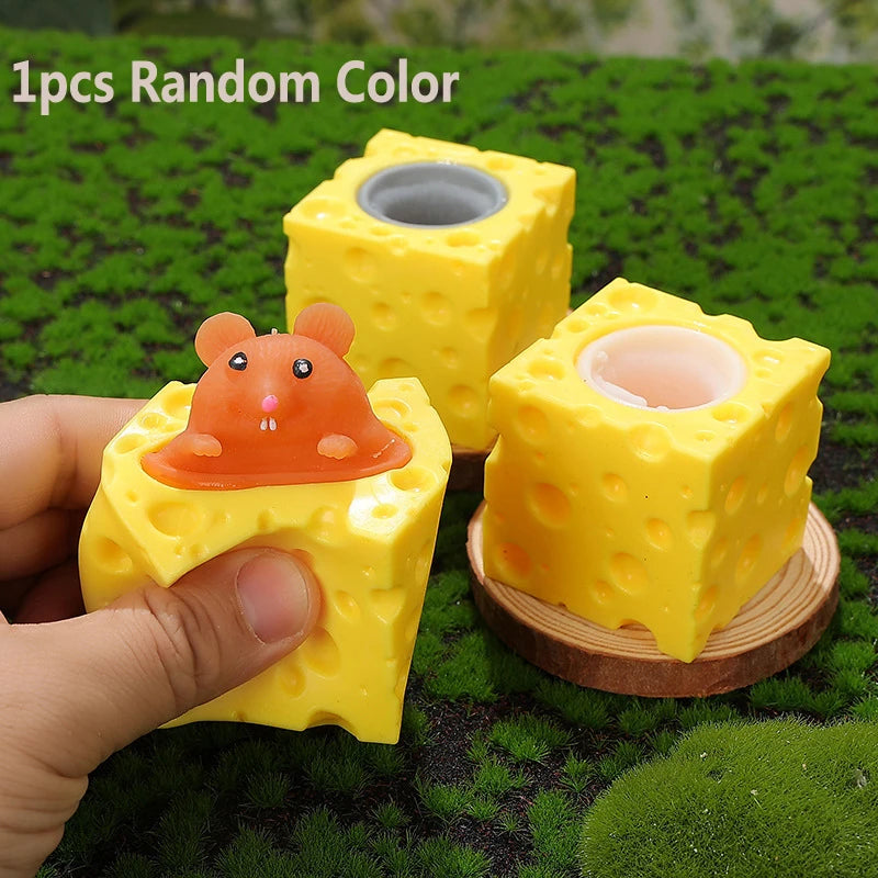 Squishy souris pop-up coloris assorti