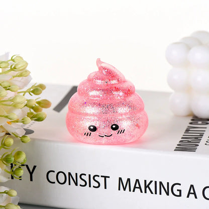Squishy caca drôle anti-stress assortiment de coloris