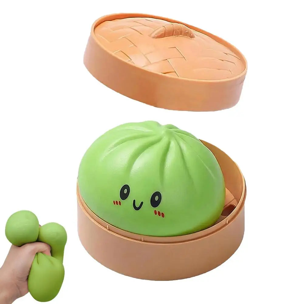 Squishy dumpling vapeur bambou mousse à retour lent texture