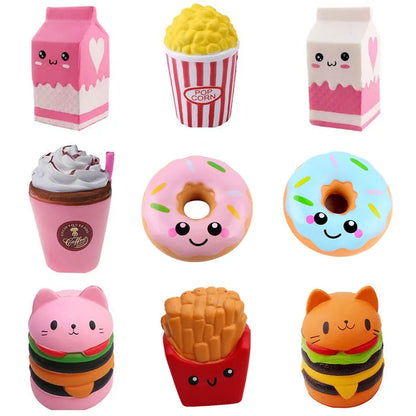 Squishy Food Kawaii Anti-Stress Retour Lent