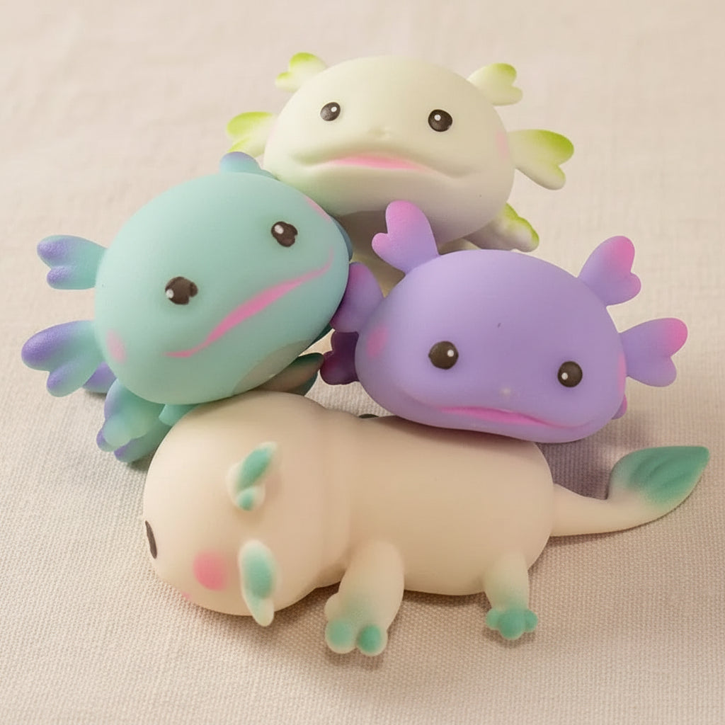 Squishy axolotl kawaii anti-stress à retour lent SQUISHY&CO
