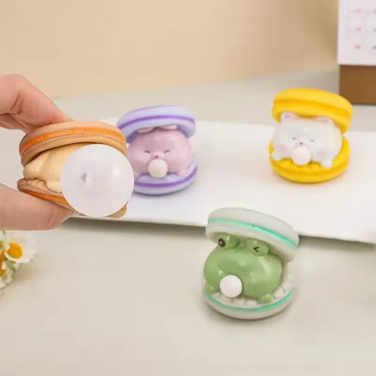 Squishy grenouille burger surprise kawaii ouvert