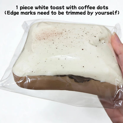 Squishy Toast Pain Grillé Anti-Stress Rebond Lent