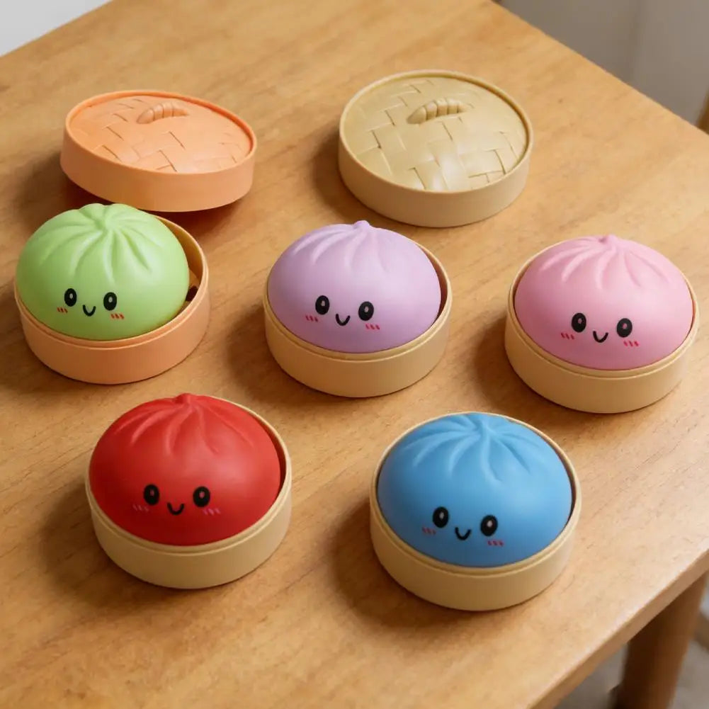 Squishy dumpling et mini vapeur bambou kawaii