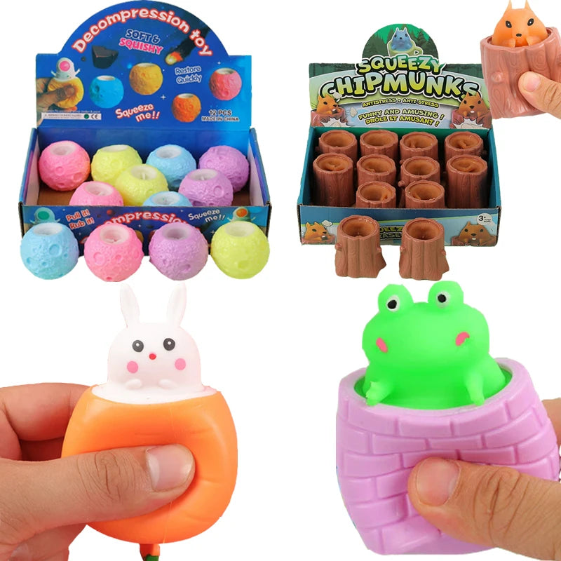 Squishy souris pop-up fromage anti-stress